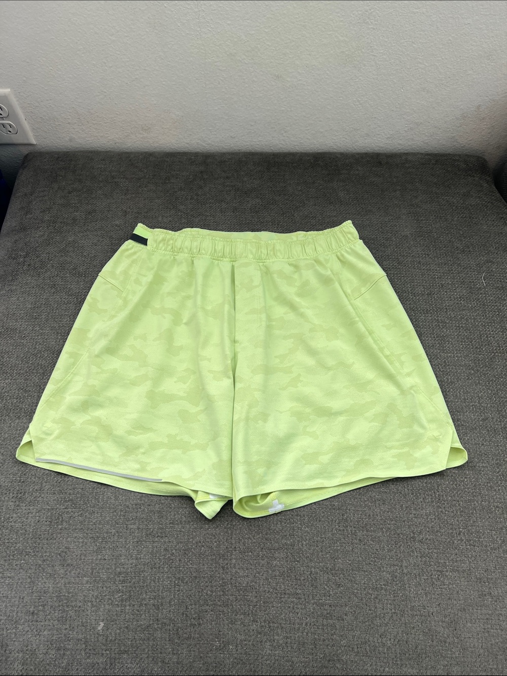 lululemon athletica Neon Lime Athletic Shorts